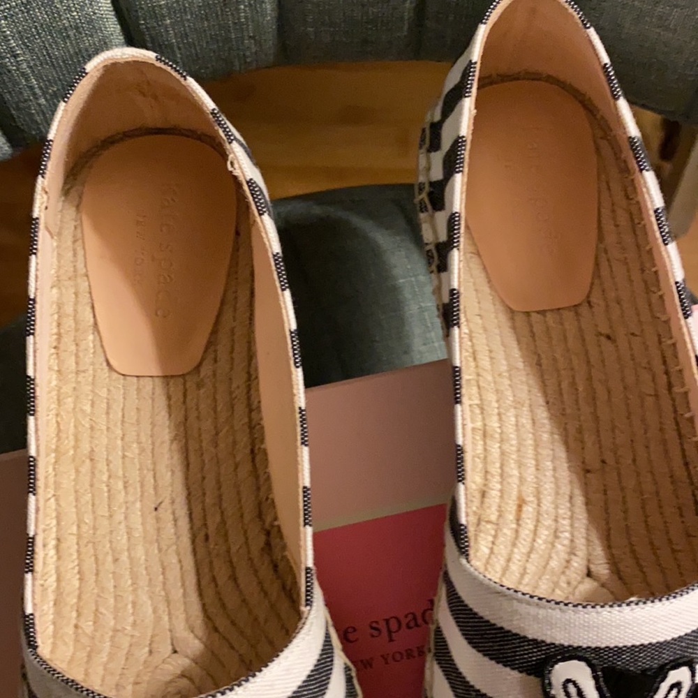 Kate Spade garden zebra espadrilles Sz 10B NWT - Picture 5 of 14